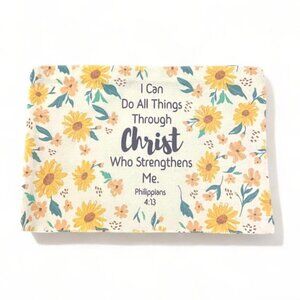 NEW - Floral Christian Bible Makeup Bag Pouch - Cosmetic Bags - Style 1